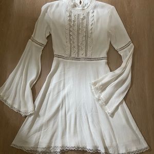 For Love and Lemons Willow Bell Sleeve Dress